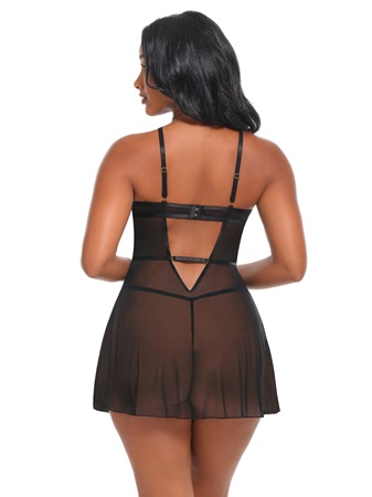 Jenna Embroidered Babydoll #74-12140 1 Jenna Embroidered Babydoll #74-12140 1