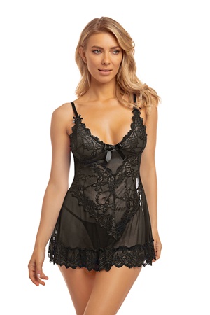 Valentine Soft Cup Lacey Babydoll #2139 2 Valentine Soft Cup Lacey Babydoll #2139 2