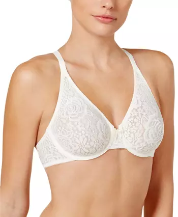 WACOAL #851205 *HALO LACE UNDERWIRE BRA* - SAND - 38DD