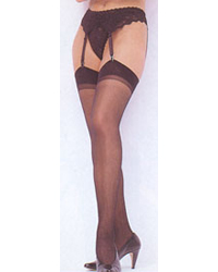 Sheer Nylon Stretch Stockings