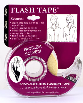 flash tape body and clothing tape