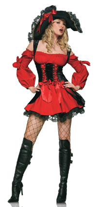 leg avenue vixen pirate wench costume