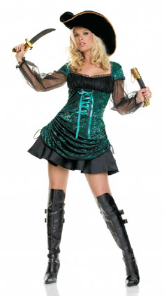 leg avenue treasure pirate costume 83232