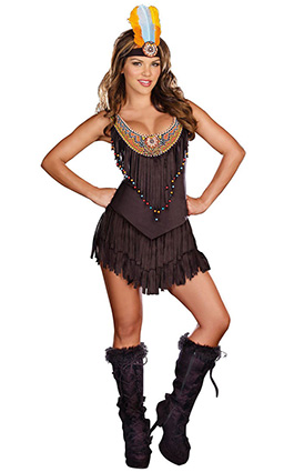 dreamgirl reservation royalty sexy native american costume