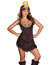 dreamgirl reservation royalty sexy native american costume