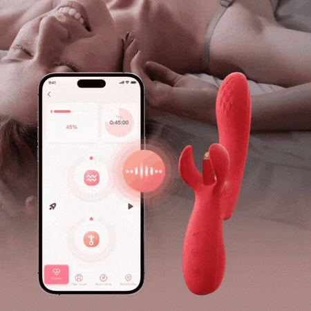 Fortexa Flexible App Controlled Dual Stimulator with Kinky Finger Technology by Honey Play Box 2