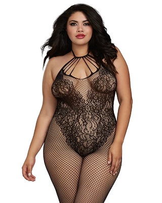 Plus Size Bodystocking Knitted Design