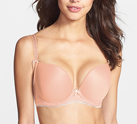 freya deco vibe blush moulded plunge bra 1704