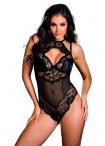 Shirley of Hollywood Stretch Lace and Mesh Teddy
