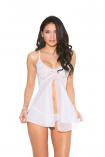 Shirley of Hollywood Adorable Stretch Lace And Net Babydoll