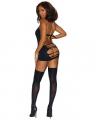 Dreamgirl Slashed Opaque Bodystocking