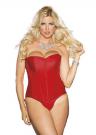 Shirley of Hollywood Plus Size Satin Sweetheart Corset