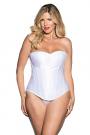 Shirley of Hollywood Plus Size Satin Sweetheart Corset