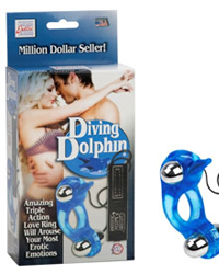 diving dolphin adult toy