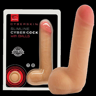 slimline cyber cock with balls