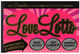 love lotto book of 100 romantic lotto tickets