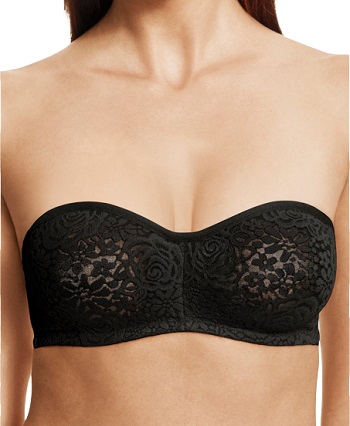 Halo Lace Strapless Underwire Bra